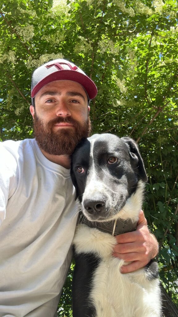 Ben with dog